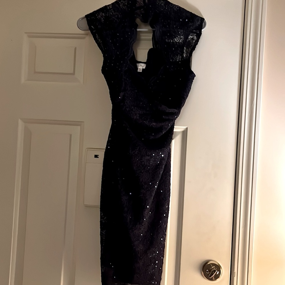 Lacey black dress